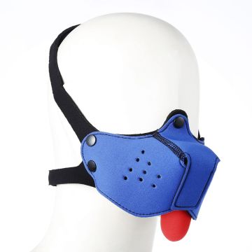 Neoprene Puppy Dog Blauw Mond masker