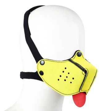 Neoprene Puppy Dog Geel Mond masker