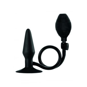 Opblaasbare Buttplug met Handpomp - Zwart