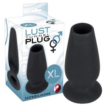 Open Tunnel Plug XL - Zwart