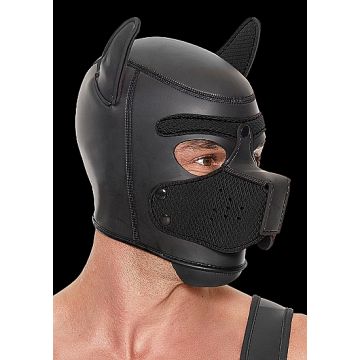 Neopreen Masker Puppy Play - Zwart