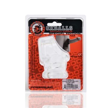 Oxballs Powersling Cocksling & Ballstretcher - Clear