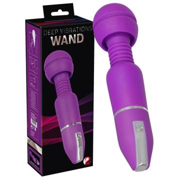 Paarse Wand Vibrator met 10 Standjes