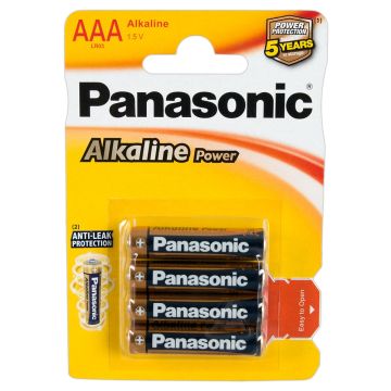 Panasonic AAA Batterijen - 4 Stuks