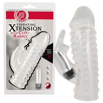 Penissleeve met Clitoris Stimulator