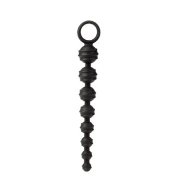 Power Drill Anal Beads - Zwart