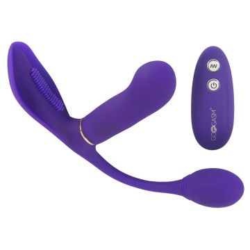 Pussy and Ass Vibrator - Paars