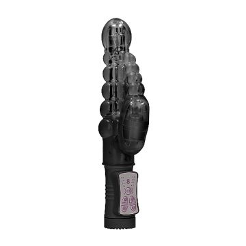 Rabbit Vibrator Rotating Bubbles - Zwart