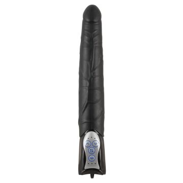 Realistische Dildo met Stotende Bewegingen - Zwart