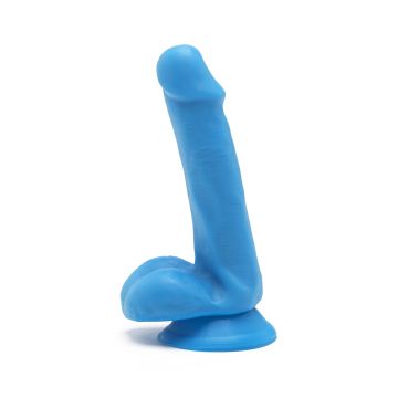 Realistische Dildo Neon Kleur met Zuignap