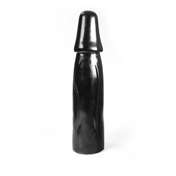 Dark Crystal Zwarte  XXL Dildo Riley - 34 cm