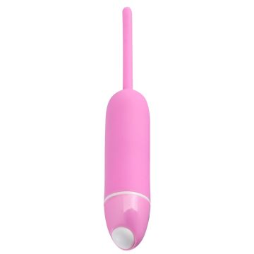 Roze vibrerende dilator voor vrouwen