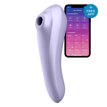 Satisfyer - Dual Pleasure Air Pulse Vibrator Paars