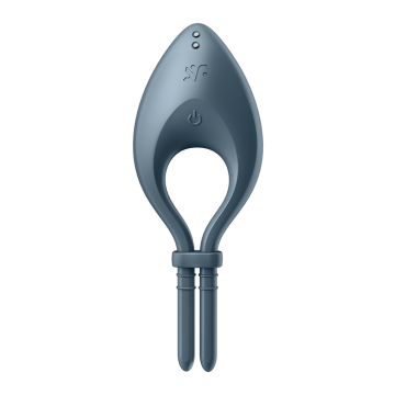 Satisfyer Vibrerende Cockring Bullseye - Grijs