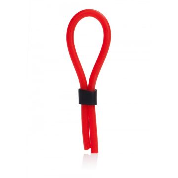 Silicone Stud Lasso Penisring - Rood