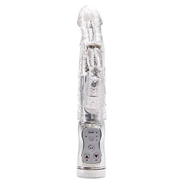 Silver Star Rabbit Vibrator - Transparant