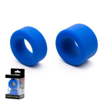 Sport Fucker Soft Silicone Nutt Job Set - blauw