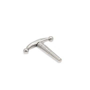 Stalen Penis Plug Screw Drive XL