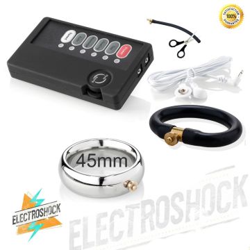 Starters Kit Electric shock - Cockring 45 mm