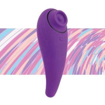 Tapping en Tickling Vibrator - Paars