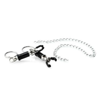 Tepelklemmen met ketting Black Nipple