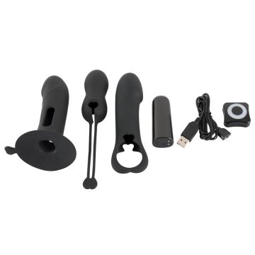 Vibrator Kit met Afstandsbediening - Zwart