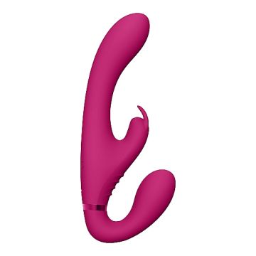 Strapless strap-on Vibrator Suki - Roze