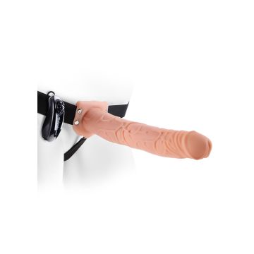 Vibrerende Holle Voorbind Dildo - 28 cm