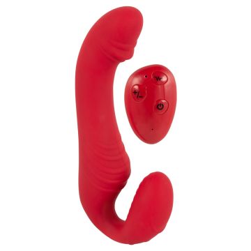 Voorbind Dubbele Vibrator - Rood