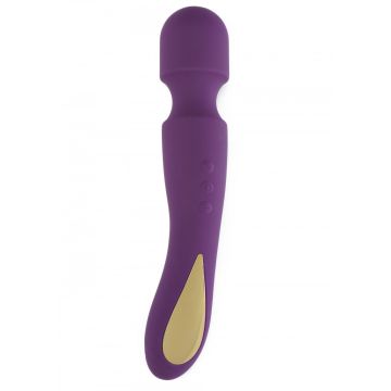 Zenith Wand vibrator met Multi Color Led Verlichting - Paars