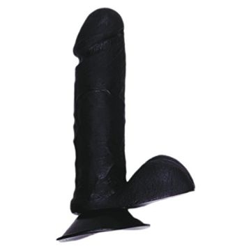 Zwarte Realistische Dildo Dudo- 17 cm