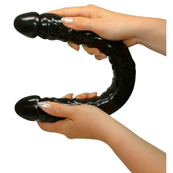 Dubbele Dildo - Ultra Dong - Zwart-05230700000-zwarte-dubbele-dildo-kopen.jpg