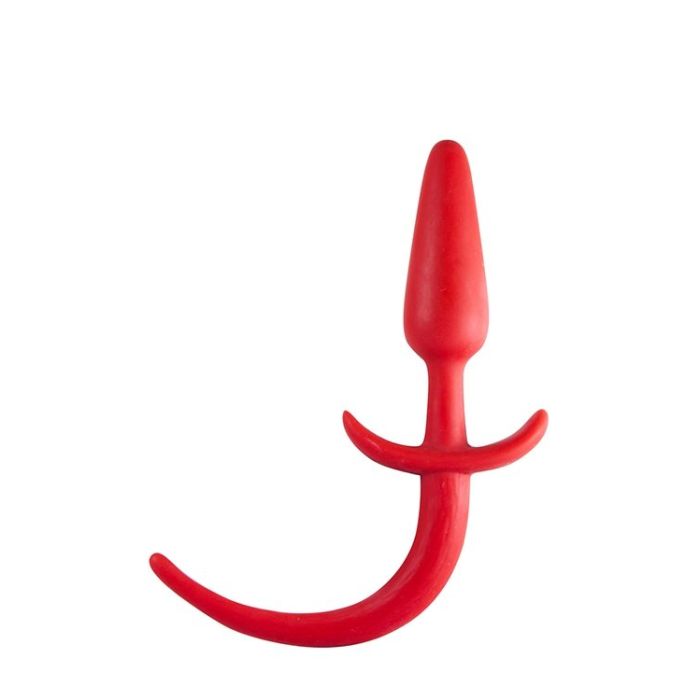 Anaalplug - Siliconen Rood-anaalplug-met-staart-rood1.jpg