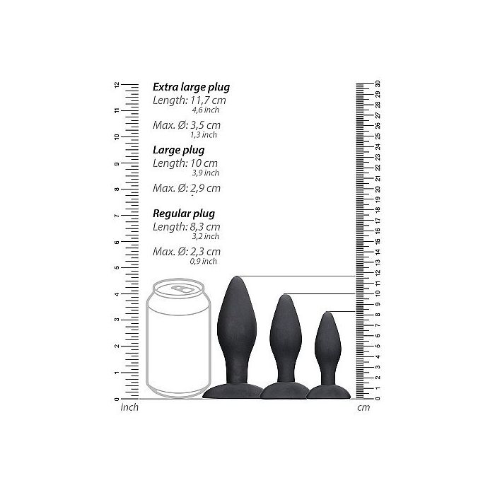 Apex Butt Plug Set - Zwart-apex-butt-plug-set-zwart-afm.jpg