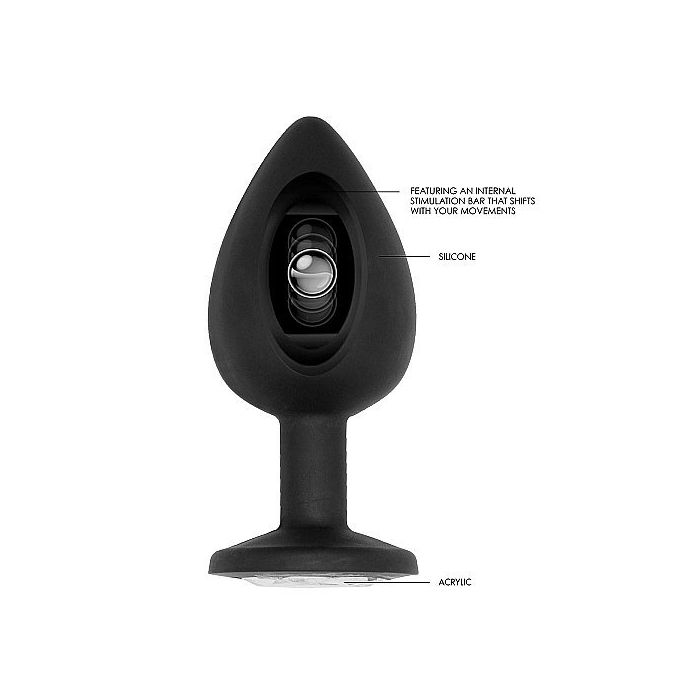 Buttplug met Binnenbal No. 91-buttplug-met-binnenbal-no-91-bk.jpg