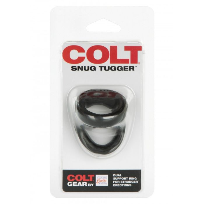 Cockring COLT Snug Tugger - Zwart-cockring-colt-snug-tugger-zwart-verpakt.jpg