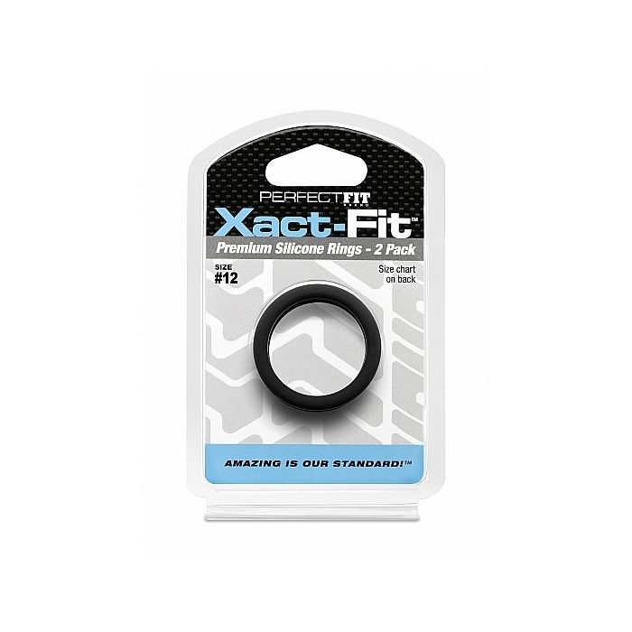 Cockringen Xact-Fit #12 2-Pack - Zwart-cockringen-xact-fit-12-2-pack-zwart-verpakt.jpg