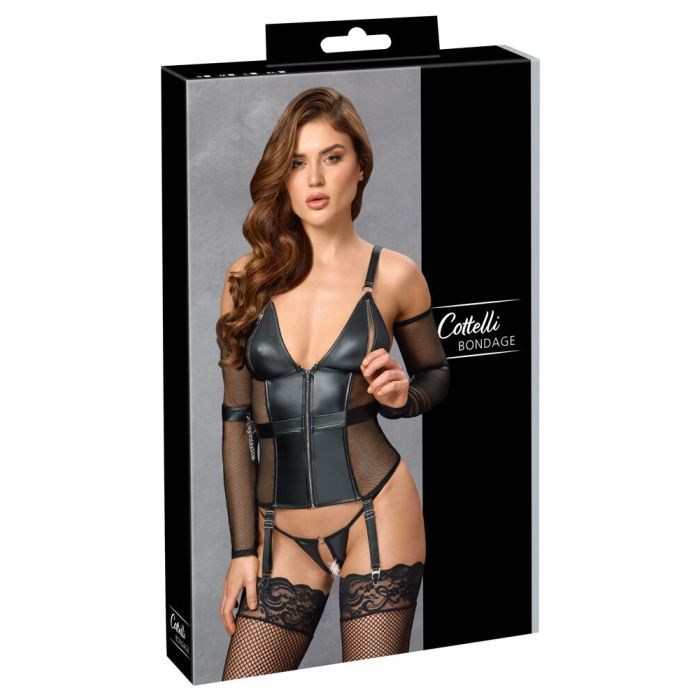 Cottelli Bondage Jarretelshirt Matte - Zwart-cottelli-bondage-jarretelshirt-matte-zwart-12.jpg