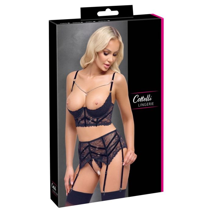 Cottelli Open Lingerie Set met Straps - Zwart-cottelli-open-lingerie-set-met-straps-zwart-8.jpg