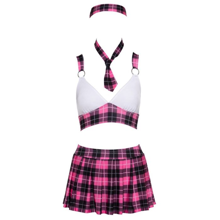 Cottelli Schoolmeisje Kostuum - Roze-cottelli-schooluniform-kostuum-6.jpg