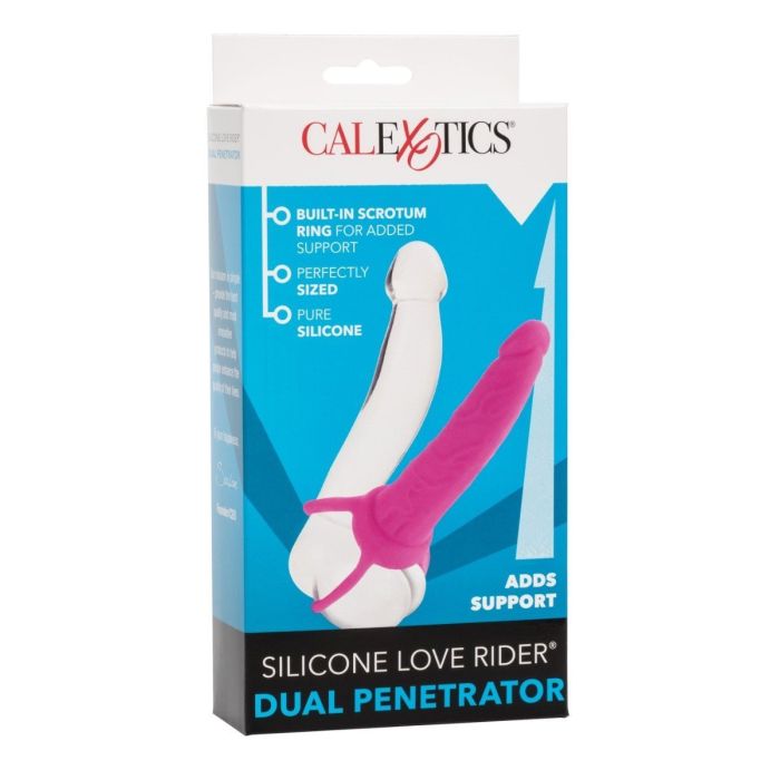 Dildo met cockring Dual Penetrator - Roze-dildo-met-cockring-dual-penetrator-roze.jpg