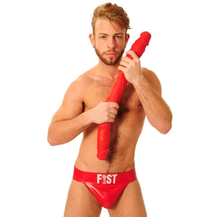 Dubbele Dildo Stretch No. 77 - Rood-dubbele-dildo-stretch-no-77-rood-3.jpg