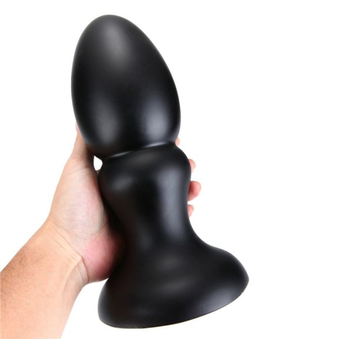 Gigantische Buttplug met Zuignap - Zwart-gigantische-buttplug-met-zuignap-1.jpg