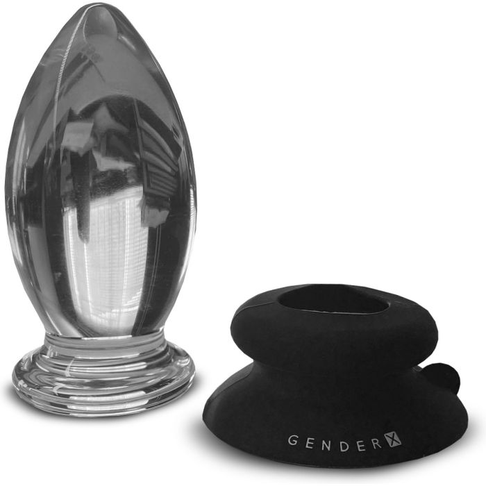 GenderX -Glazen Buttplug met Zuignap-glazen-buttplug-5.jpg