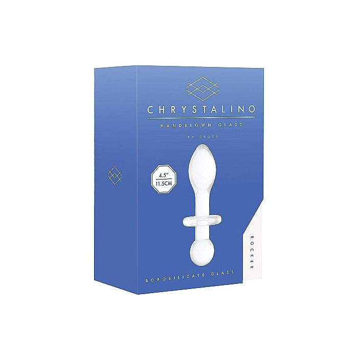 Glazen Buttplug Rocker - Wit-glazen-buttplug-rocker-wit-verpakt.jpg