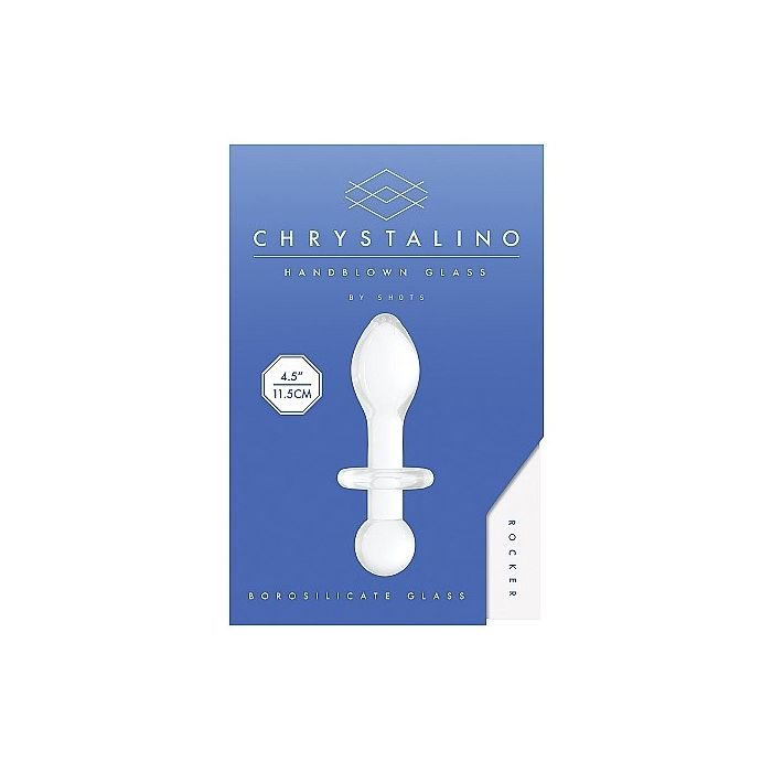 Glazen Buttplug Rocker - Wit-glazen-buttplug-rocker-wit-vk.jpg