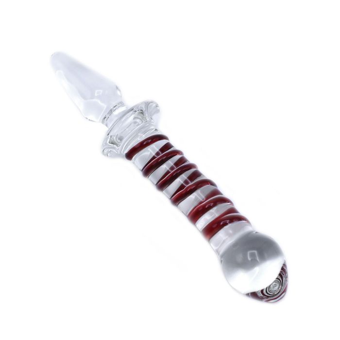 Glazen Dildo & Plug Swirl - Rood-glazen-dildo-plug-swirl-rood-2.jpg