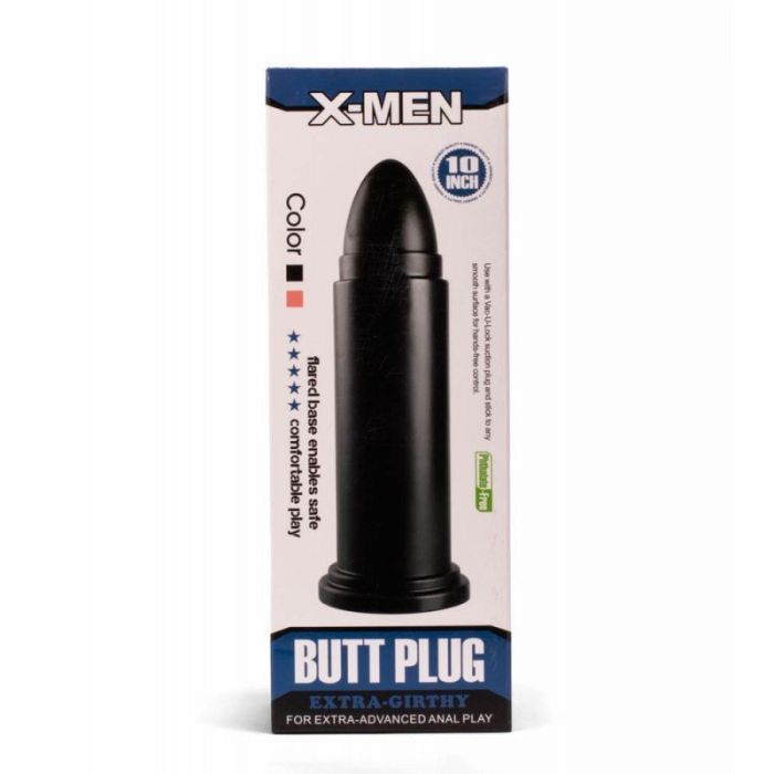 Buttplug Huge Black 2-huge-plug-material-pvc-lenth1024inch-insertable-length-945inches-diameter256inch.jpg