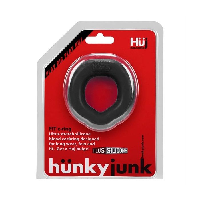 Hünkyjunk Fit Ergo Shaped Cockring - Zwart-hunkyjunk-fit-ergo-shaped-cockring-zwart-verpakt.jpg