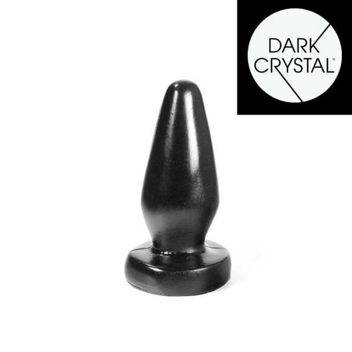 Dark Crystal Zwarte Buttplug Koen - 13 cm-koen-zwart-logo.jpg